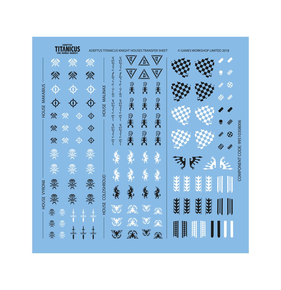 Games Workshop 03-28 - Legions Imperialis - Knight Households: Questoris Knights