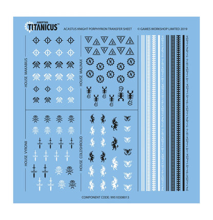 Games Workshop 03-31 - Legions Imperialis - Knight Households: Acastus Knights Porphyrion