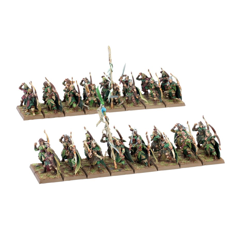 Games Workshop 13-109 - Warhammer: The Old World - Wood Elf Realms: Battalion