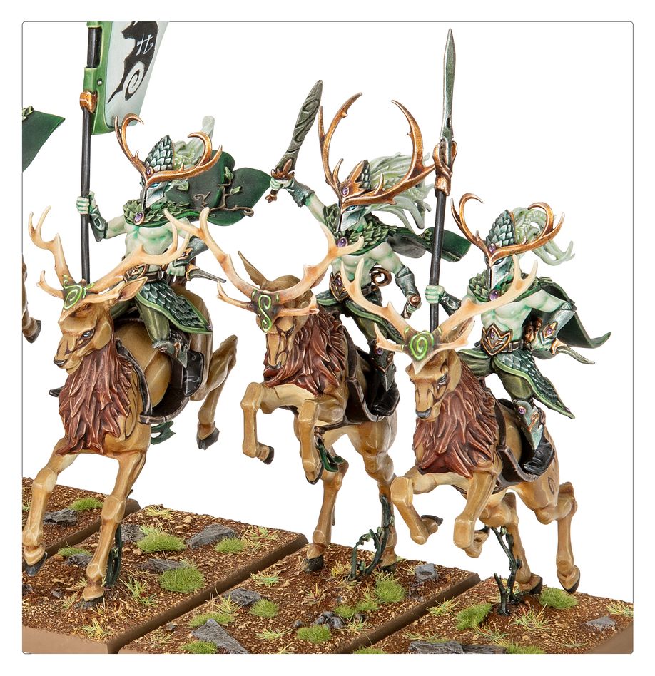 Games Workshop 13-109 - Warhammer: The Old World - Wood Elf Realms: Battalion