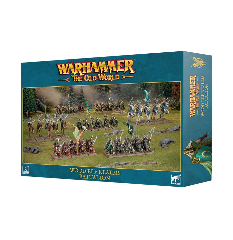 Games Workshop 13-109 - Warhammer: The Old World - Wood Elf Realms: Battalion