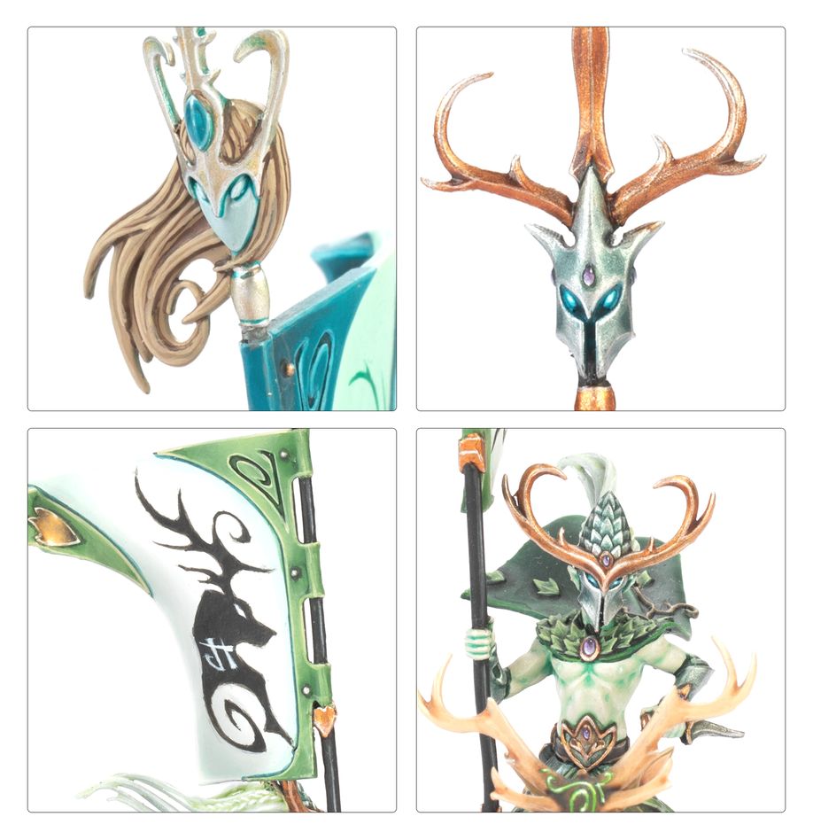 Games Workshop 13-109 - Warhammer: The Old World - Wood Elf Realms: Battalion