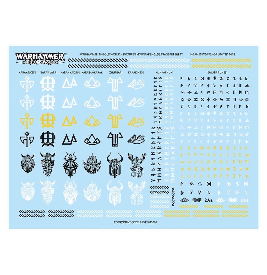 Games Workshop 10-07 - Warhammer: The Old World - Dwarfen Mountain Holds: Dwarf Warriors