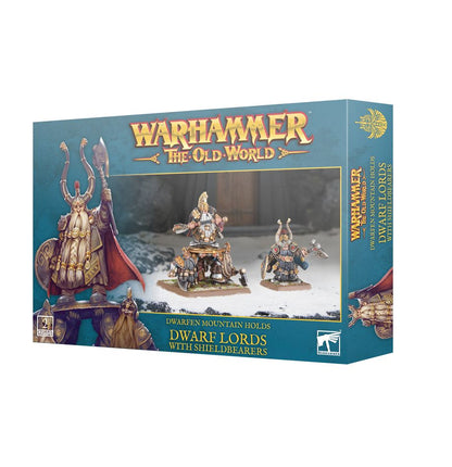 Games Workshop 10-11 - Warhammer: The Old World - Dwarfen Mountain Holds: Dwarf Lords with Shieldbearers