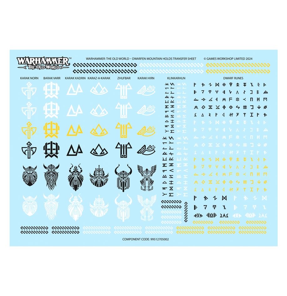 Games Workshop 10-05 - Warhammer: The Old World - Dwarfen Mountain Holds: Battalion