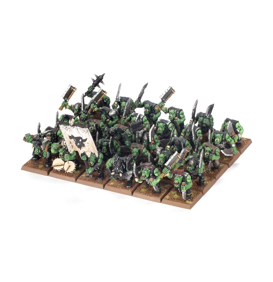 Games Workshop 09-02 - Warhammer: The Old World - Orc & Goblin Tribes: Orc Boyz Mob