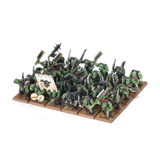 Games Workshop 09-02 - Warhammer: The Old World - Orc & Goblin Tribes: Orc Boyz Mob