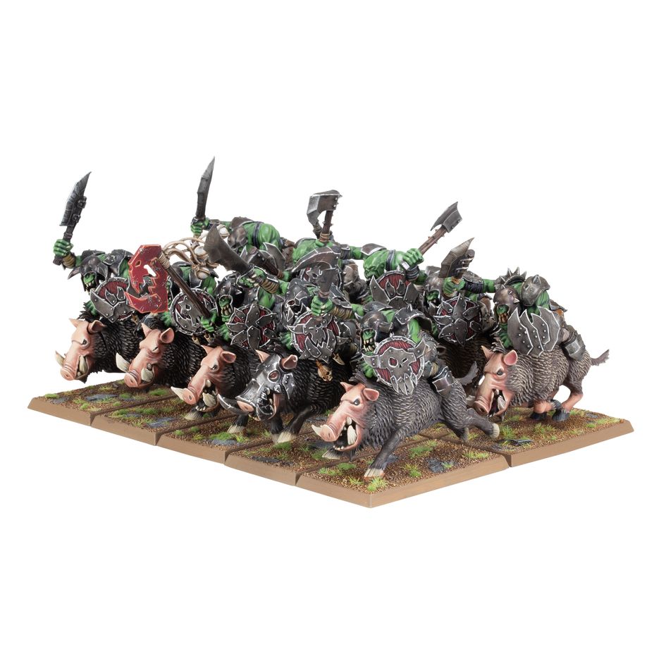 Games Workshop 09-06 - Warhammer: The Old World - Orc & Goblin Tribes: Orc Boar Boyz Mob