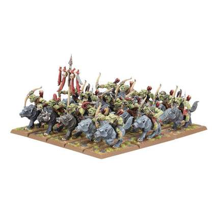 Games Workshop 09-09 - Warhammer: The Old World - Orc & Goblin Tribes: Goblin Wolf Rider Mob