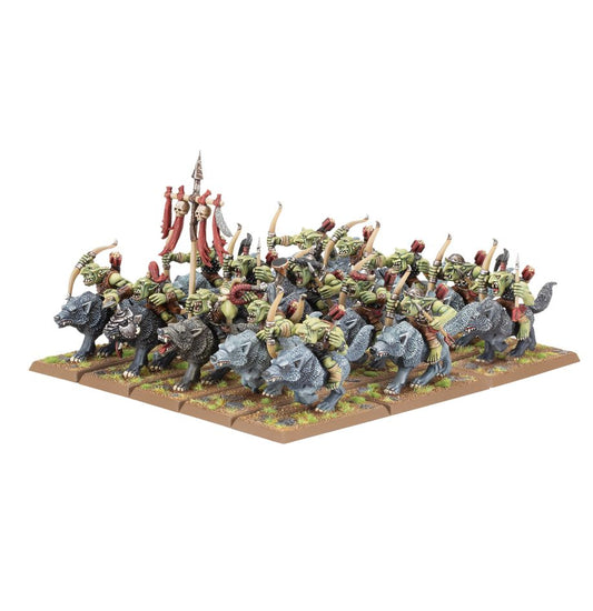 Games Workshop 09-09 - Warhammer: The Old World - Orc & Goblin Tribes: Goblin Wolf Rider Mob