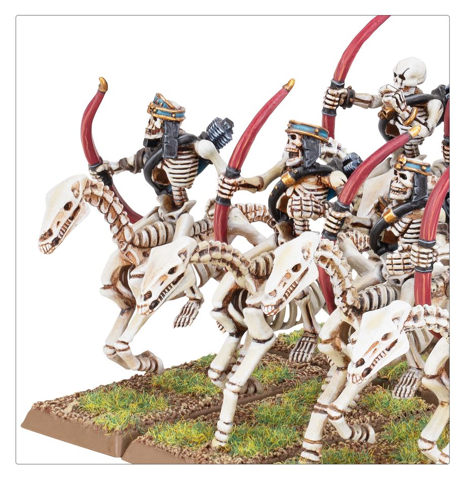 Games Workshop 07-10 - Warhammer: The Old World - Tomb Kings of Khemri: Skeleton Horsemen