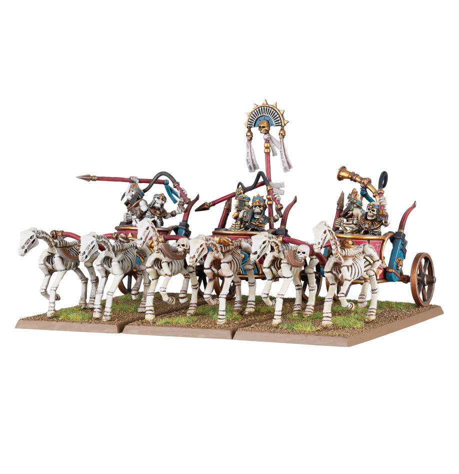Games Workshop 07-11 - Warhammer: The Old World - Tomb Kings of Khemri: Skeleton Chariots