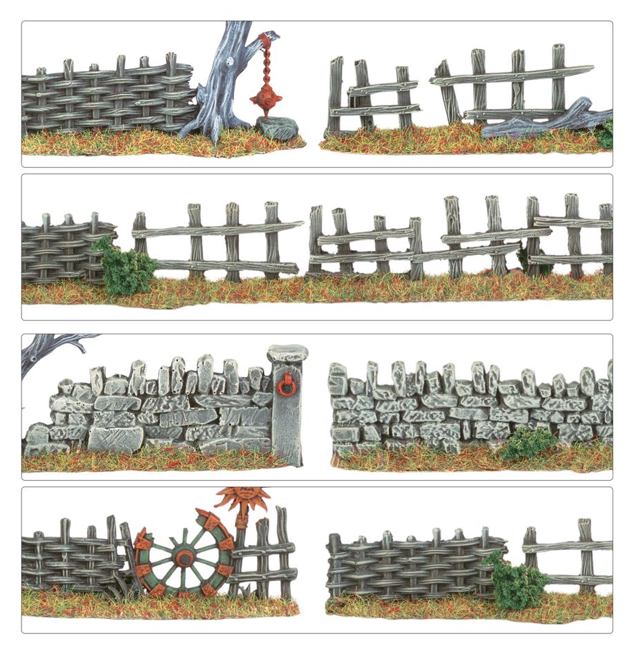 Games Workshop 05-14 - Warhammer: The Old World - Walls And Fences