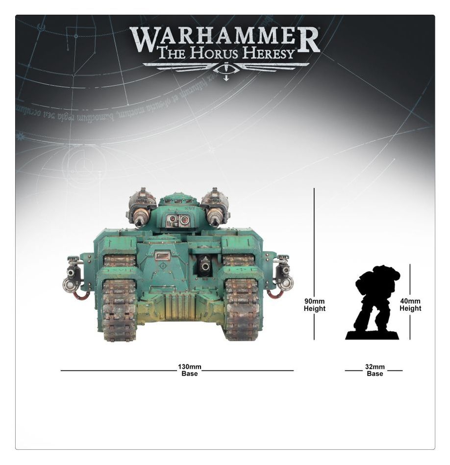 Games Workshop 31-27 - Horus Heresy - Legiones Astartes: Sicaran Battle Tank