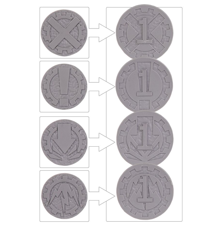 Games Workshop 31-131 - Horus Heresy - Age of Darkness Markers and Tokens