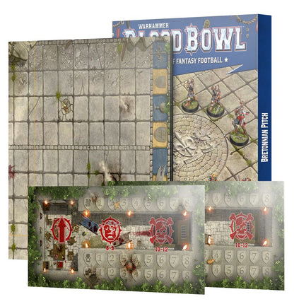 Games Workshop 202-61 - Blood Bowl - Bretonnian Team: Pitch & Dugouts