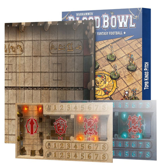 Games Workshop 202-60 - Blood Bowl - Tomb Kings Team: Pitch & Dugouts