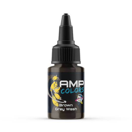 Monument Hobbies AMP-023 - AMP Colors Brown Grey Wash (22ml)
