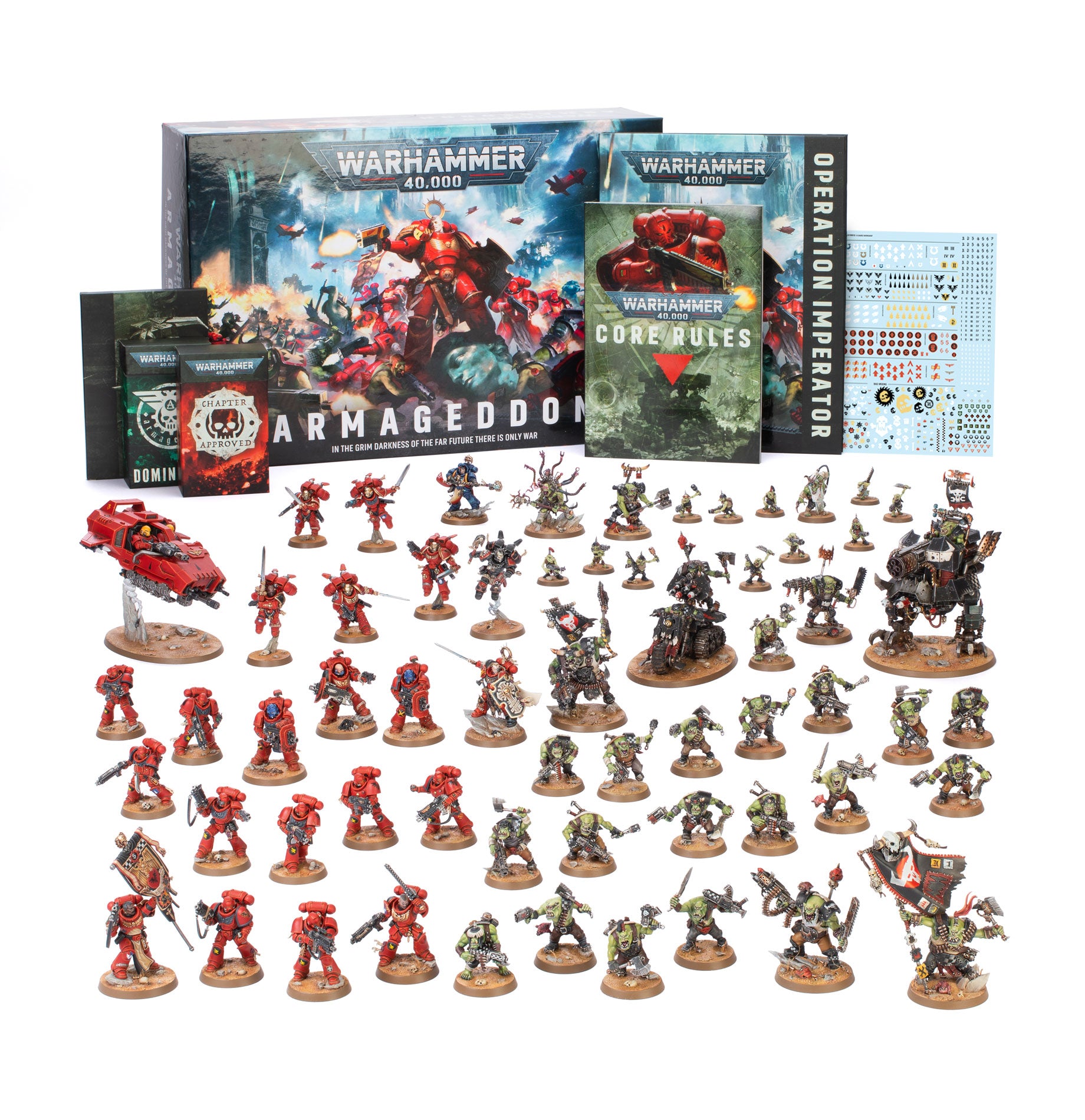 Games Workshop 40-01 - Warhammer 40,000 - Armageddon 11th Edition Launch Box Contents