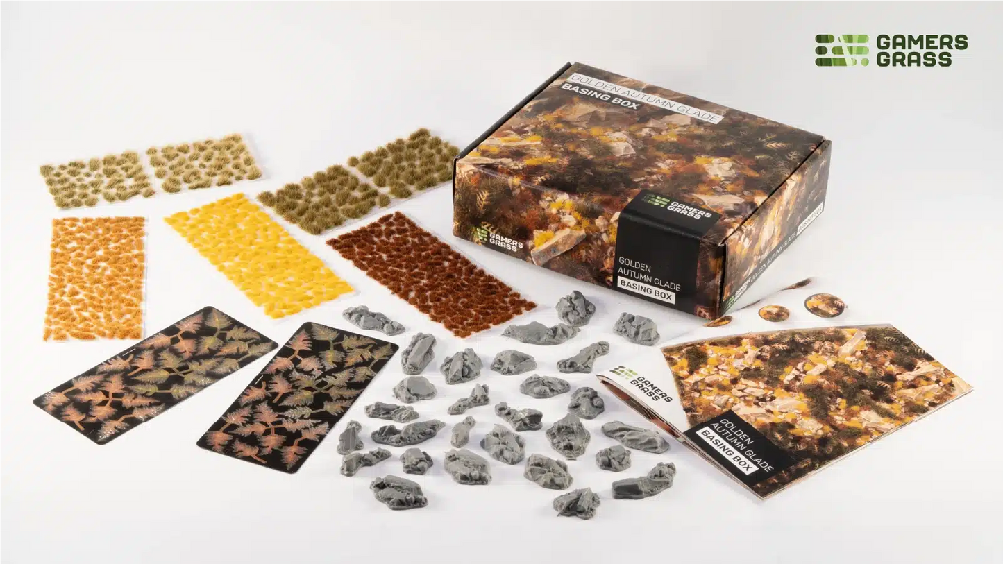 Gamers Grass GGSB-GAGBB - Golden Autumn Glade Basing Box