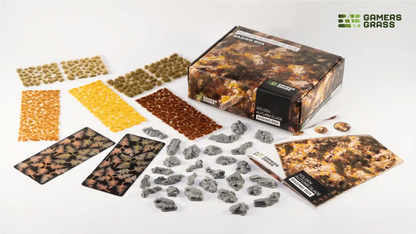Gamers Grass GGSB-GAGBB - Golden Autumn Glade Basing Box