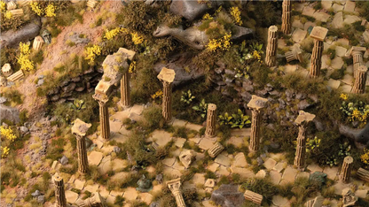Gamers Grass GGSB-MTBB - Mediterranean Temple Basing Box