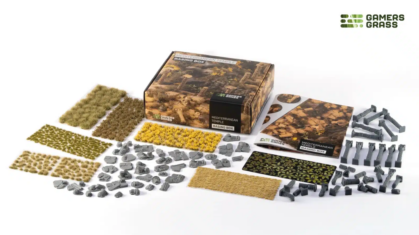 Gamers Grass GGSB-MTBB - Mediterranean Temple Basing Box