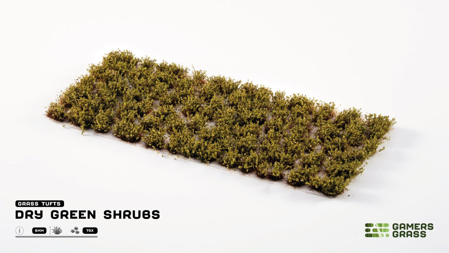Gamers Grass GGFS-DRG - Dry Green Shrubs