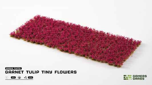 Gamers Grass GGFS-GT - Garnet Tulip Tiny Flowers