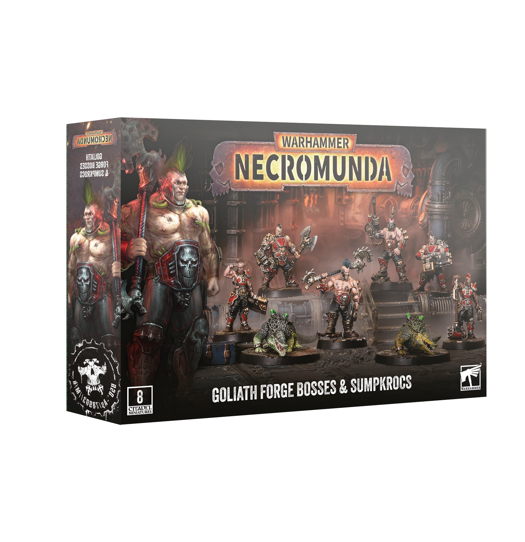 Games Workshop 301-76 - Necromunda - Goliath Forge Bosses & Sumpkrocs