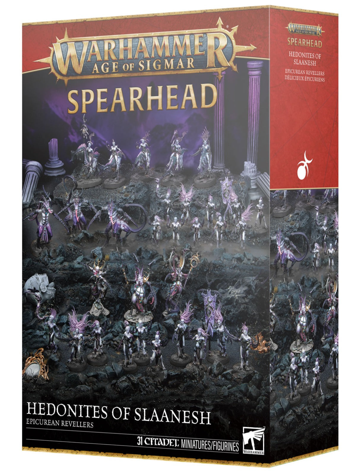 Games Workshop 70-834 - Age of Sigmar - Hedonites of Slaanesh: Epicurean Revellers Spearhead