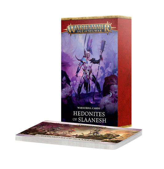 Games Workshop 83-71 - Age of Sigmar - Hedonites of Slaanesh: Warscroll Cards (2026)