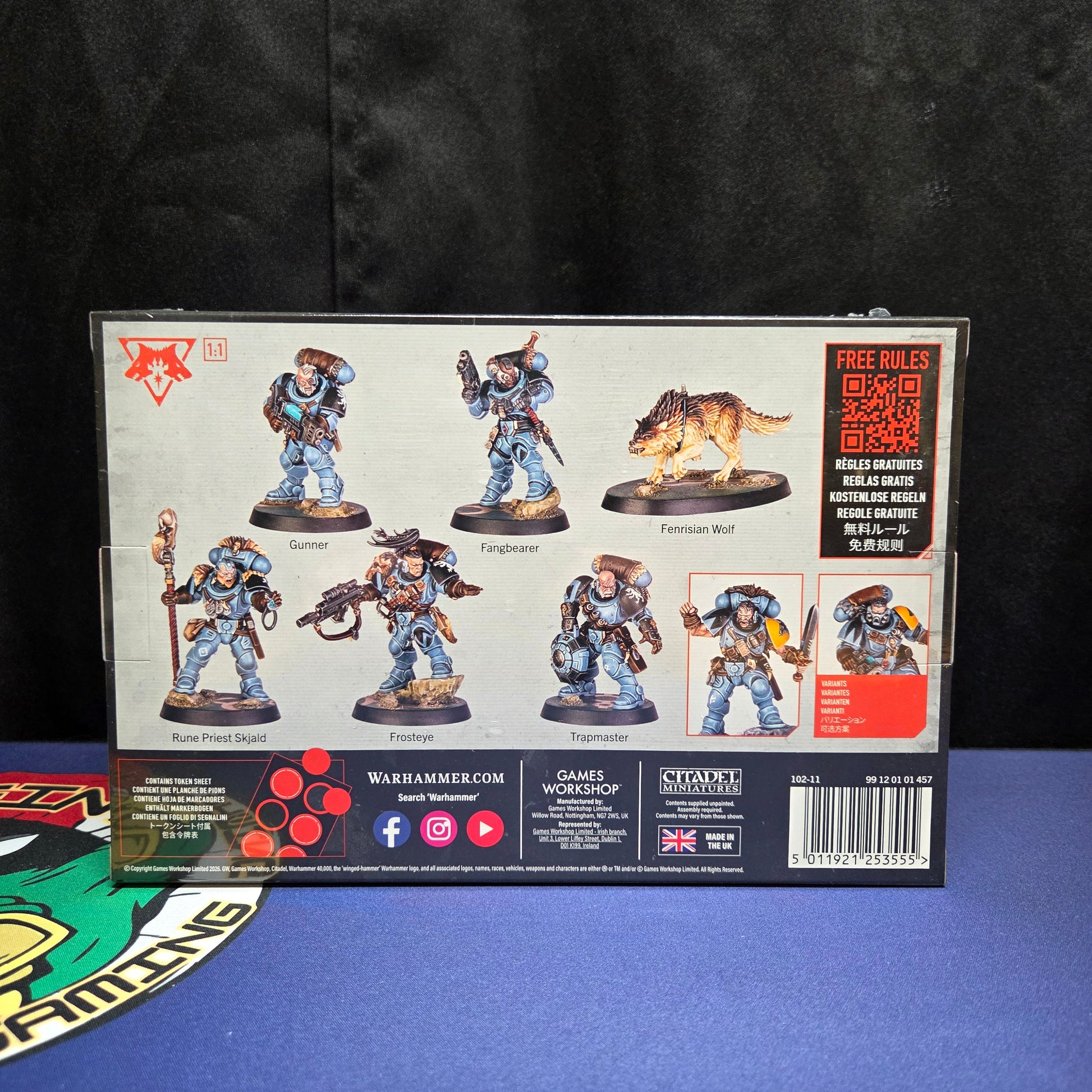 Games Workshop 102-11 - Kill Team - Space Wolves: Wolf Scouts Box Back