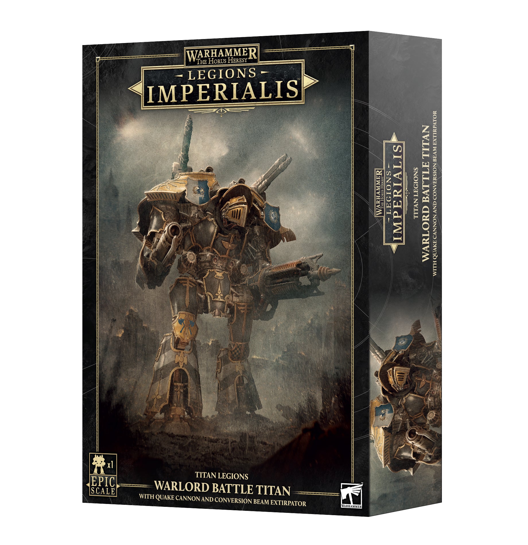 Games Workshop 03-108 - Legions Imperialis - Warlord Titan with Quake Cannon & Conversion Beam Extirpator