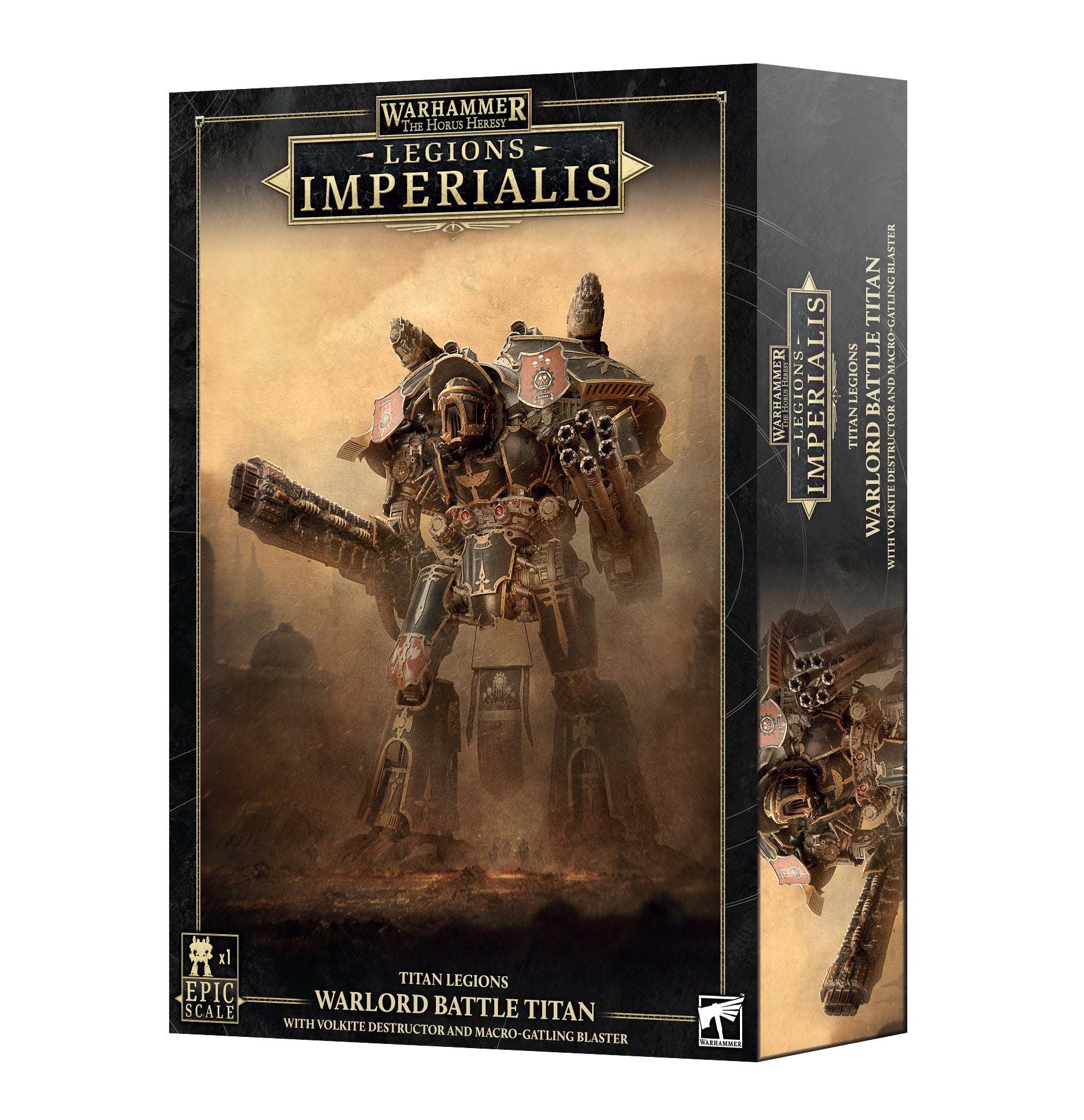 Games Workshop 03-109 - Legions Imperialis - Warlord Titan with Volkite Destructor and Macro-gatling Blaster
