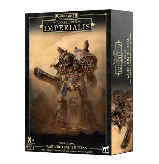 Games Workshop 03-109 - Legions Imperialis - Warlord Titan with Volkite Destructor and Macro-gatling Blaster