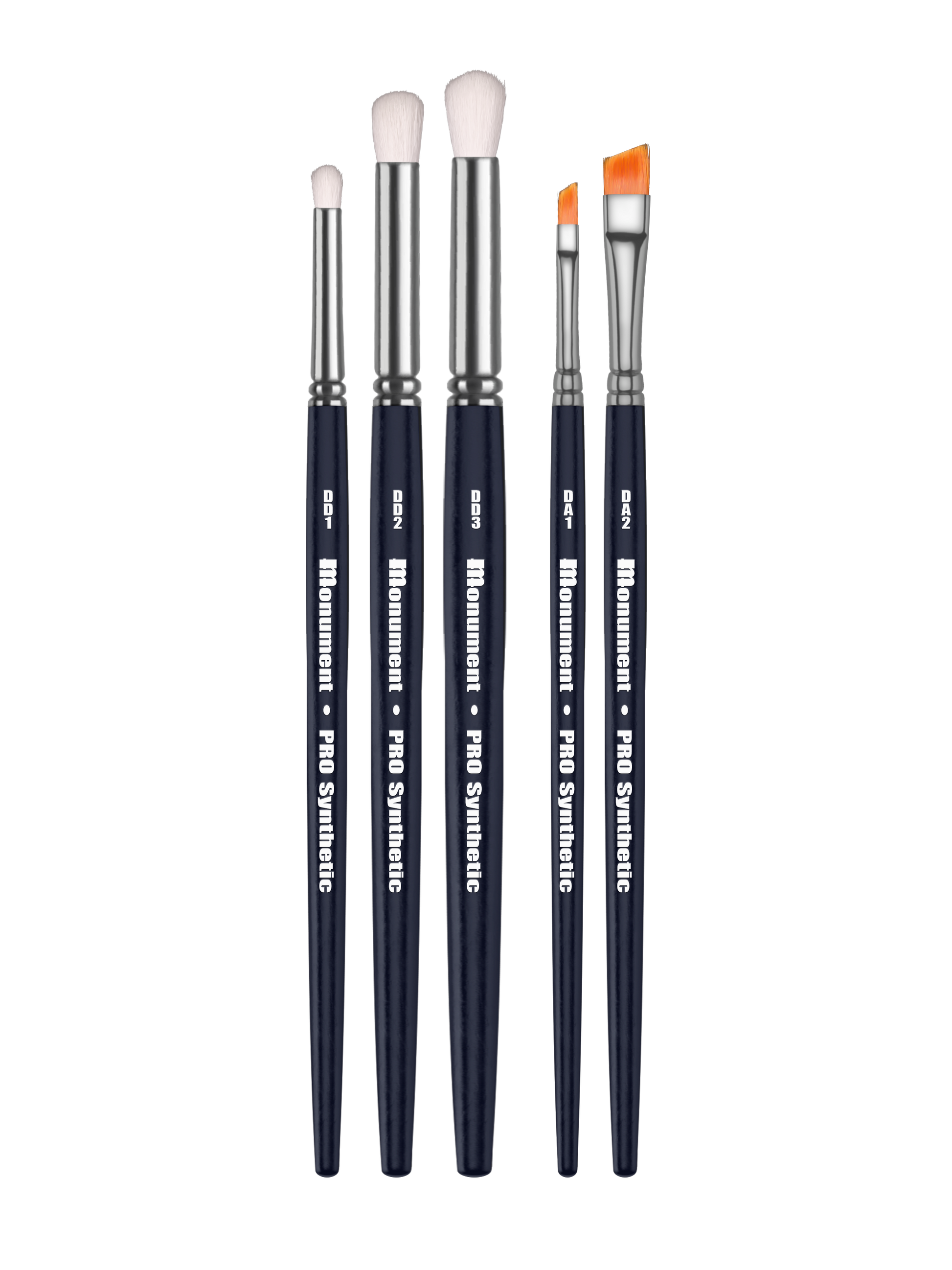 Monument Hobbies PRO-SYN-DBSET - Pro Synthetic Drybrush 5 Brush Set