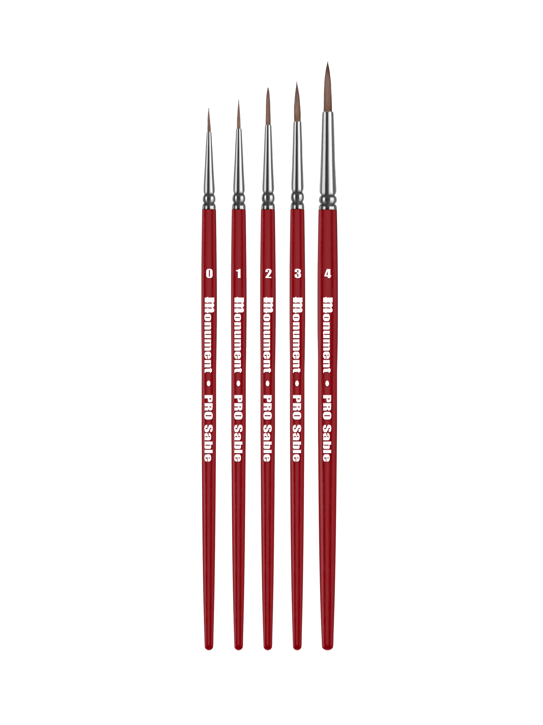 Monument Hobbies PRO-SBL-SET - Pro Sable 5 Brush Set – MrMuffin's ...