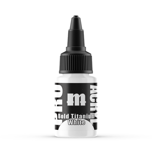 Monument Hobbies MPA-001 - Pro Acryl Bold Titanium White (22ml)