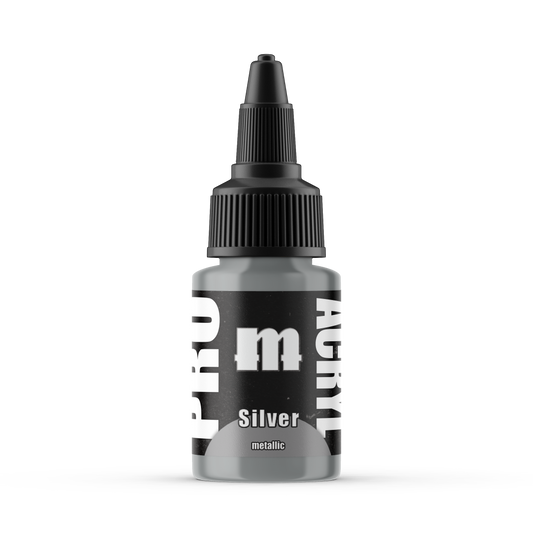 Monument Hobbies MPA-025 - Pro Acryl Silver (22ml)
