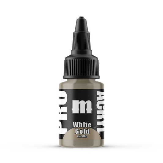 Monument Hobbies MPA-029 - Pro Acryl White Gold (22ml)