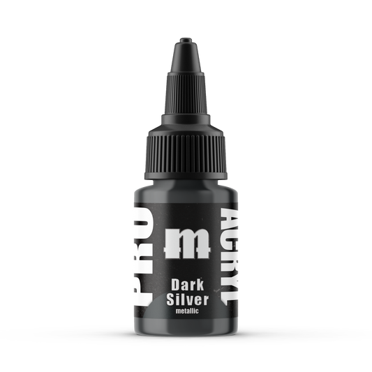 Monument Hobbies MPA-030 - Pro Acryl Dark Silver (22ml)