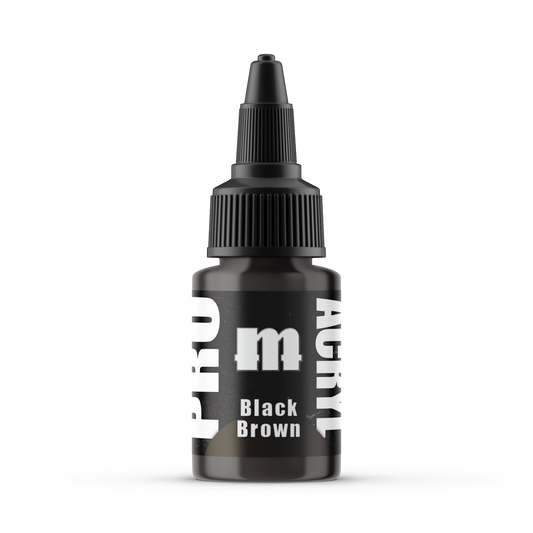 Monument Hobbies MPA-040 - Pro Acryl Black Brown (22ml)