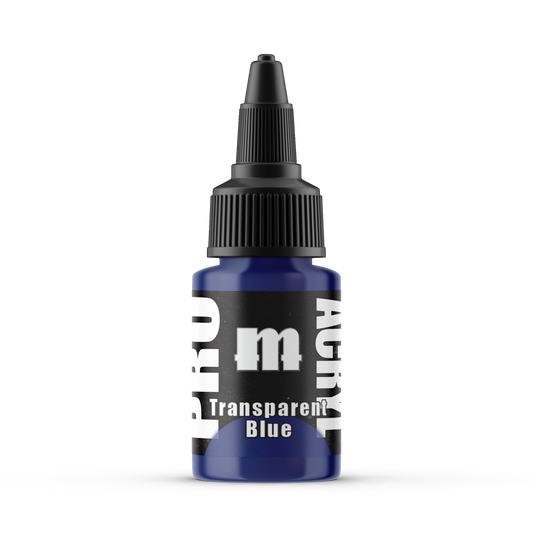Monument Hobbies MPA-046 - Pro Acryl Transparent Blue (22ml)
