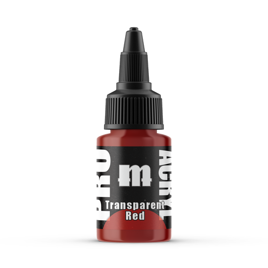 Monument Hobbies MPA-047 - Pro Acryl Transparent Red (22ml)