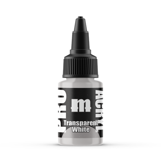 Monument Hobbies MPA-064 - Pro Acryl Transparent White (22ml)