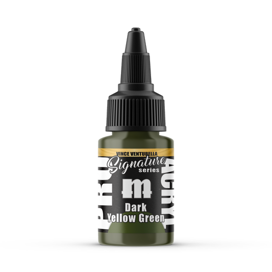 Monument Hobbies MPA-S06 - Pro Acryl Signature Series Vince Venturella Dark Yellow Green (22ml)