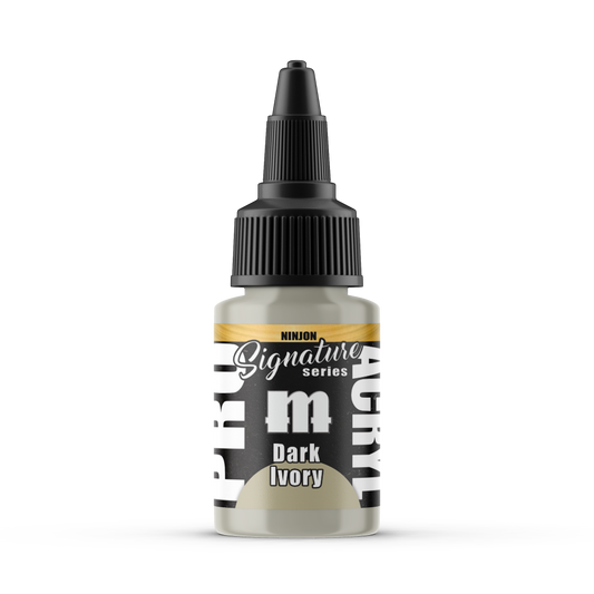 Monument Hobbies MPA-S07 - Pro Acryl Signature Series Ninjon Dark Ivory (22ml)