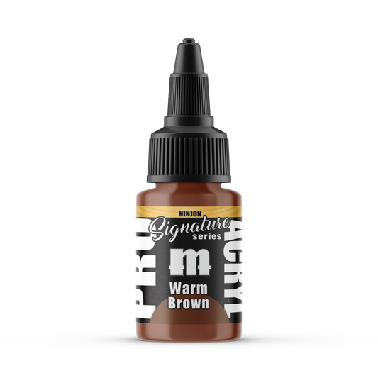 Monument Hobbies MPA-S09 - Pro Acryl Signature Series Ninjon Warm Brown (22ml)