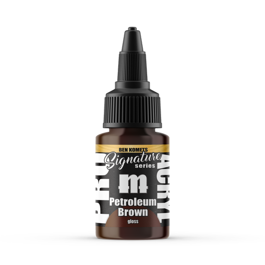Monument Hobbies MPA-S14 - Pro Acryl Signature Series Ben Komets Petroleum Brown (22ml)